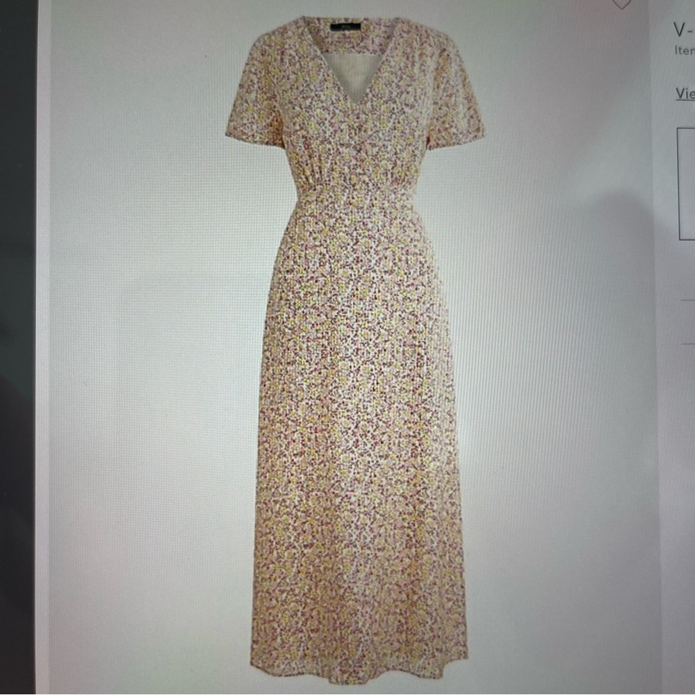 J. Crew Floral Midi Dress NWT Sz 2